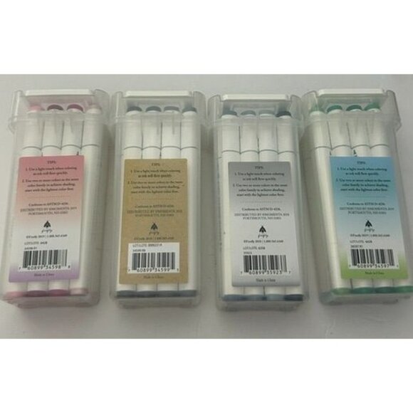 Firefly Alcohol Markers 12 Pc Set Broad & Fine Point Tips Assorted Colors - NEW - Picture 3 of 7